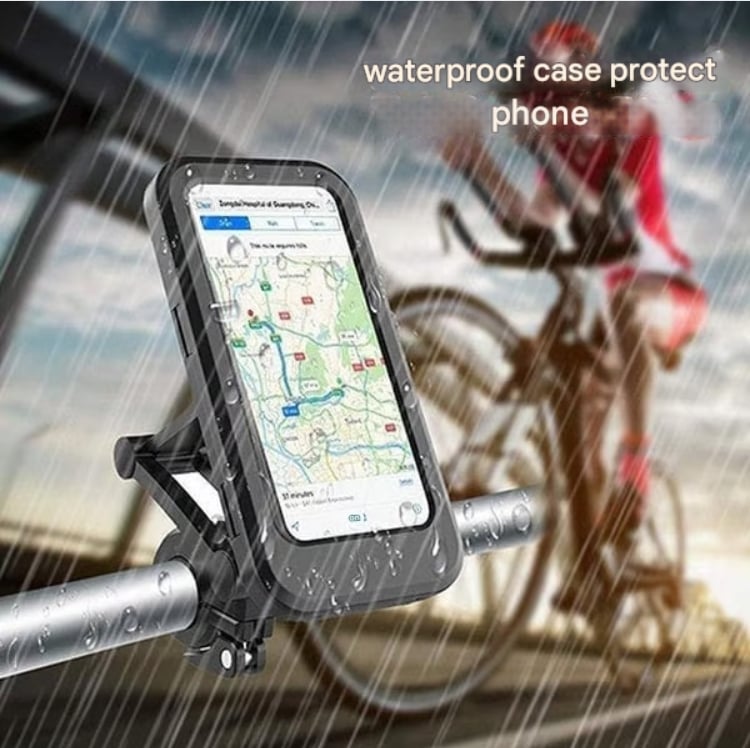 Supporto impermeabile per telefono per biciclette e motociclette