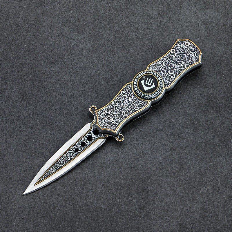 Coltello a rotazione con le dita