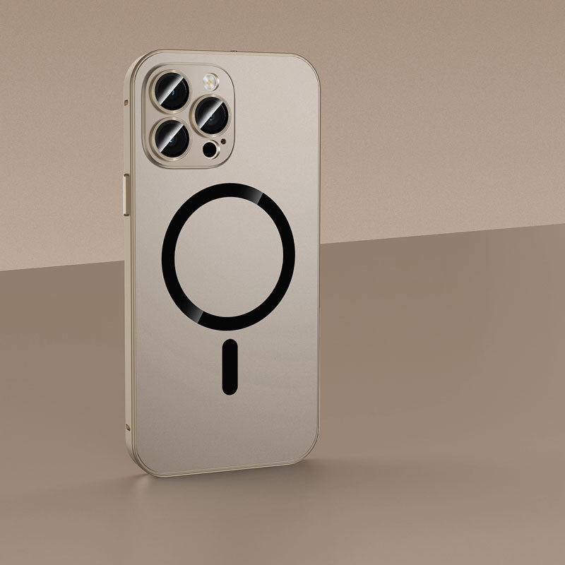 Snap Metal Frame Magnetic Phone Case