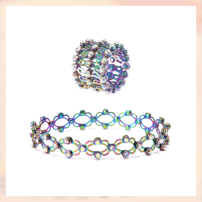 Anello bracciale trasformabile 2 in 1 regolabile