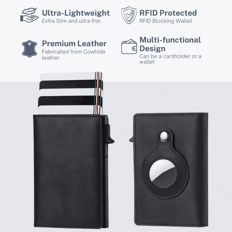 🔥Father's Day Hot Sale-Leather AirTag Wallet(Buy 2 Free Shipping)