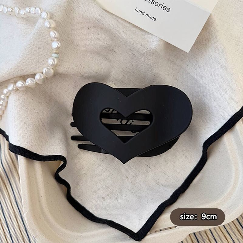 💛Fermaglio per capelli con cuore leopardato