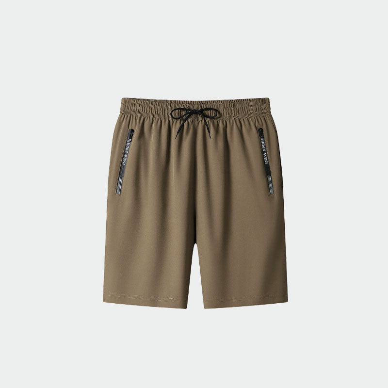 ❄️🩳Pantaloncini elasticizzati ad asciugatura rapida in seta ghiaccio