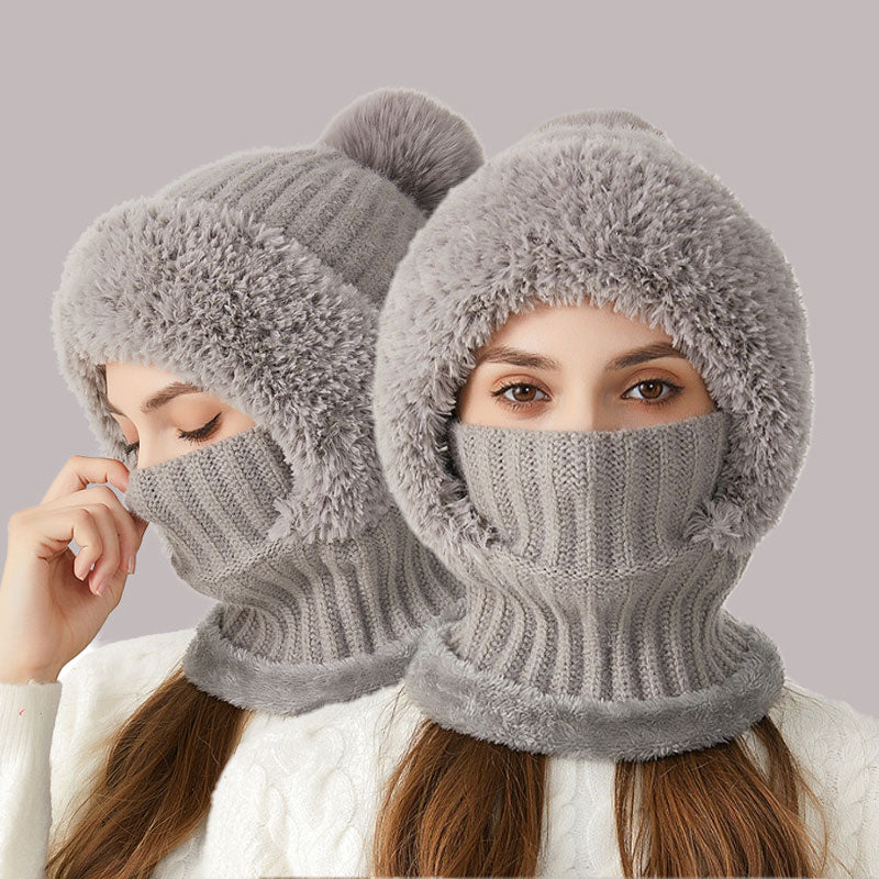βοΈ Cappello invernale in peluche spesso 3 in 1π§£