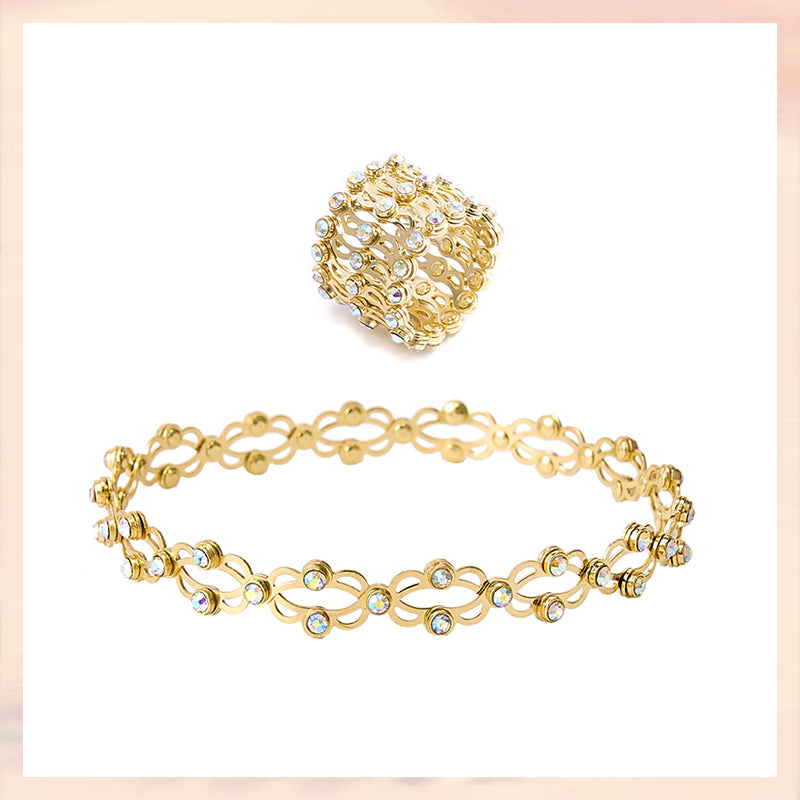 Anello bracciale trasformabile 2 in 1 regolabile