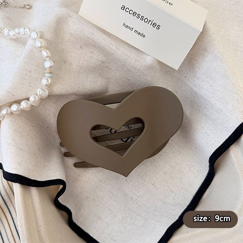 💛Fermaglio per capelli con cuore leopardato