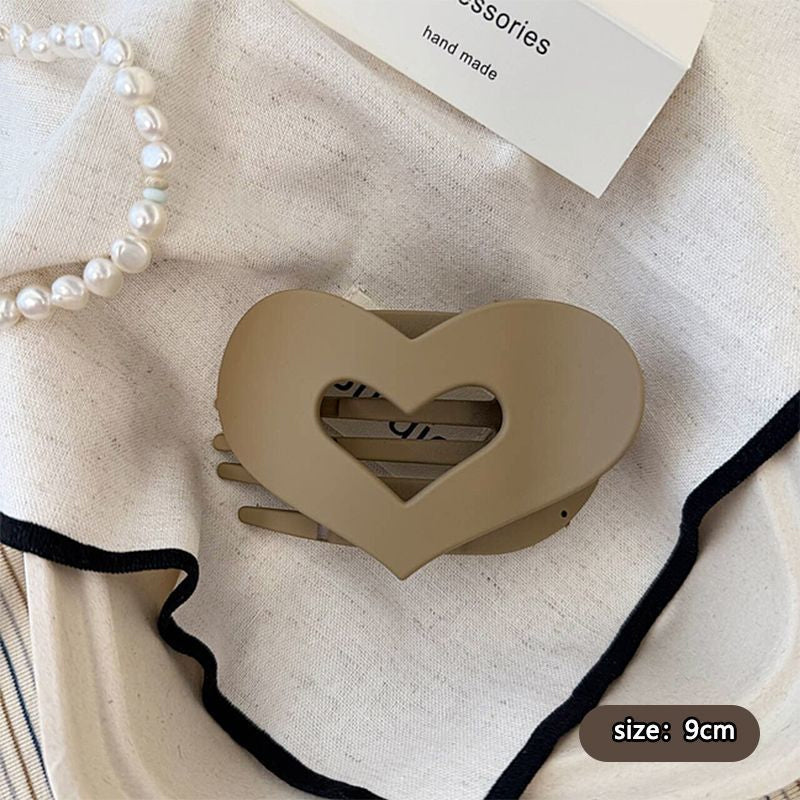 💛Fermaglio per capelli con cuore leopardato