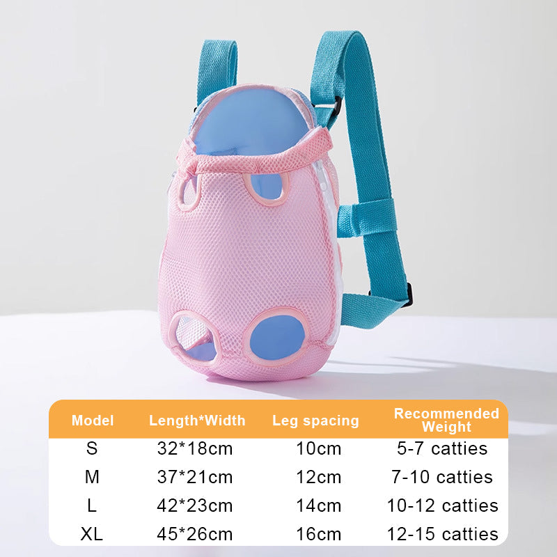 Borsa frontale con simpatico animale domestico disegnato