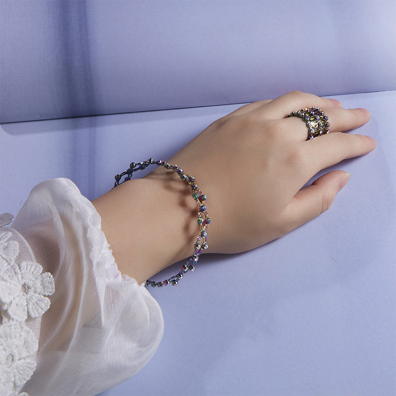 Anello bracciale trasformabile 2 in 1 regolabile