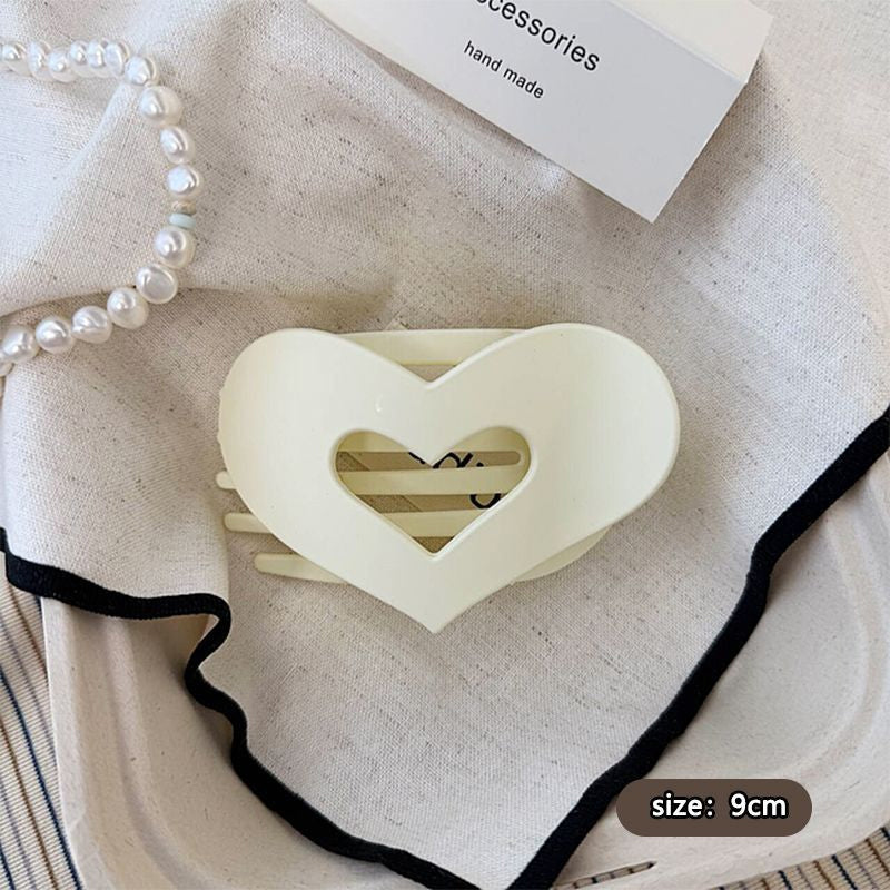 💛Fermaglio per capelli con cuore leopardato