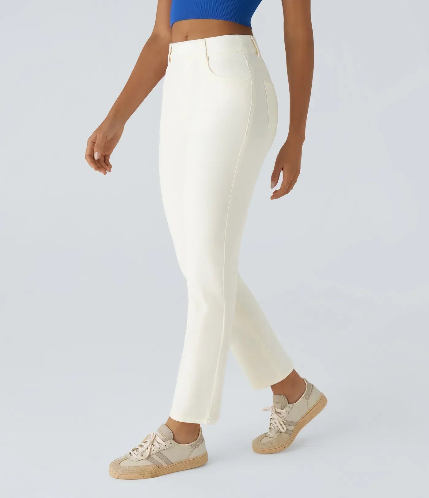Pantaloni a vita alta elastici e confortevoli