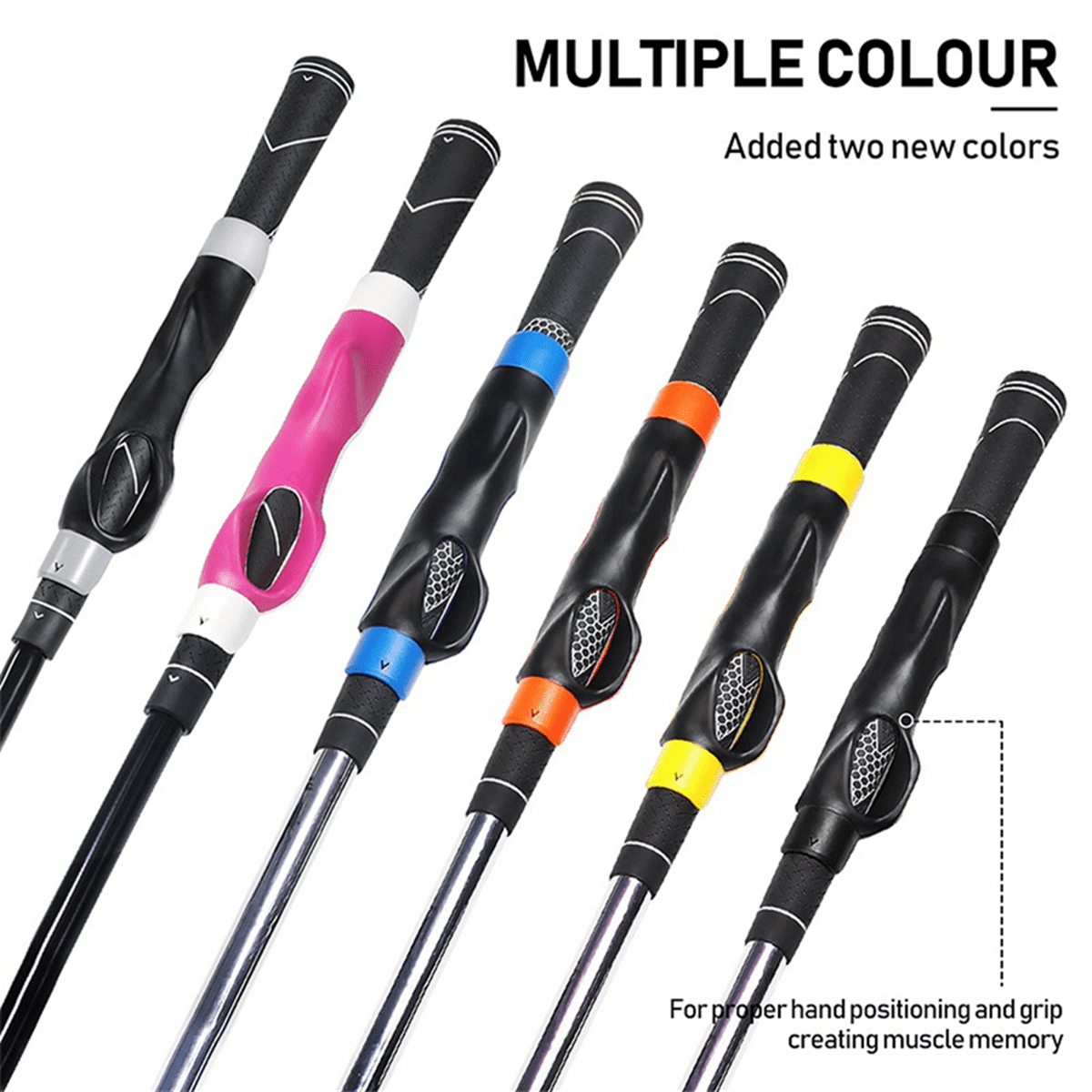 Golf grip trainer - Accessorio per mazze da golf che aiuta a correggere la posizione delle mani durante lo swin