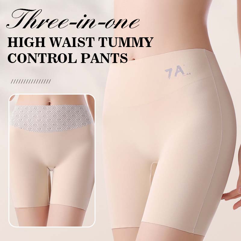 Pantaloni tre in uno a vita alta con effetto contenitivo