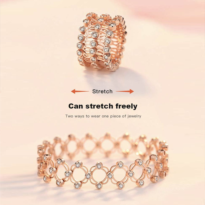 Anello bracciale trasformabile 2 in 1 regolabile