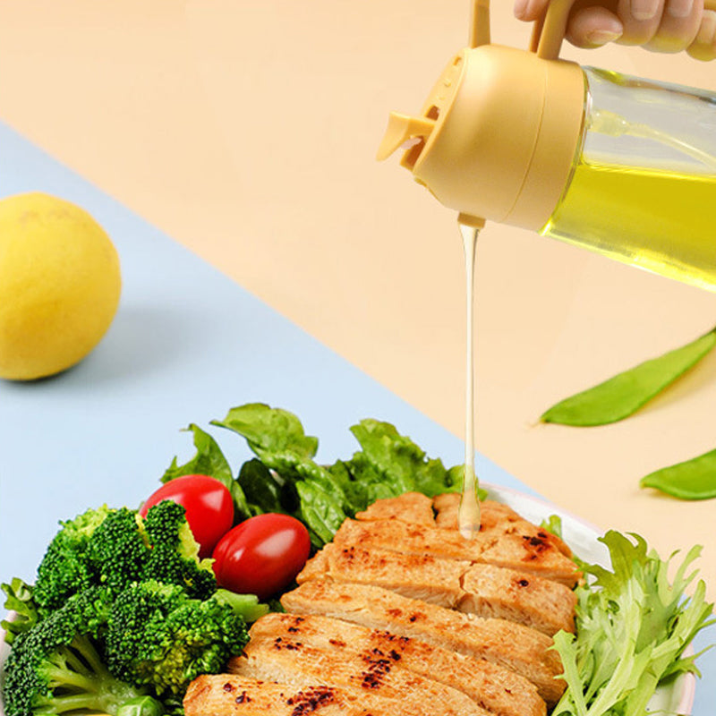 2-in-1 multifunctional oil bottle