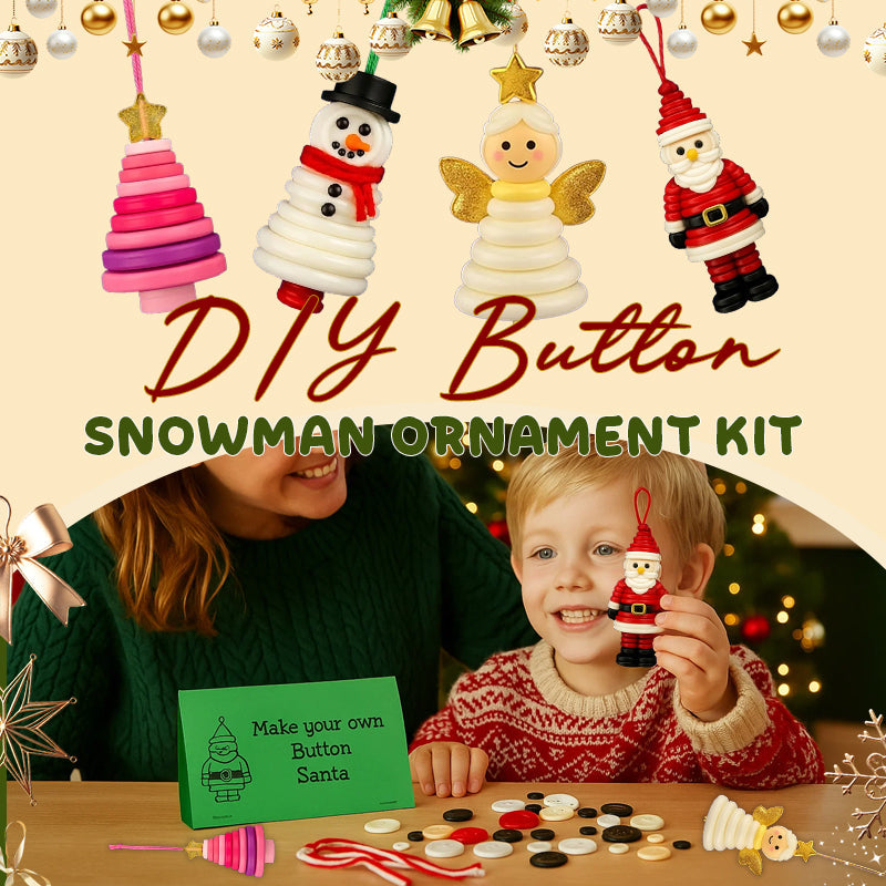 ☃️ Kit fai da te per decorazione natalizia con pupazzo di neve