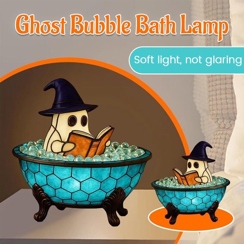 Lampada da bagno fantasma con bolle