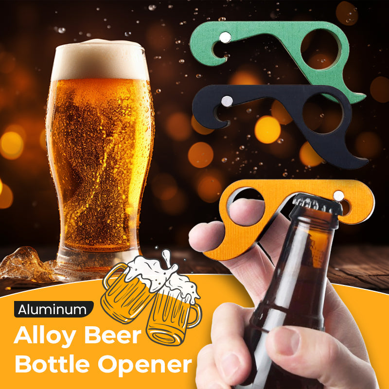 Apribottiglie per birra in lega di alluminio