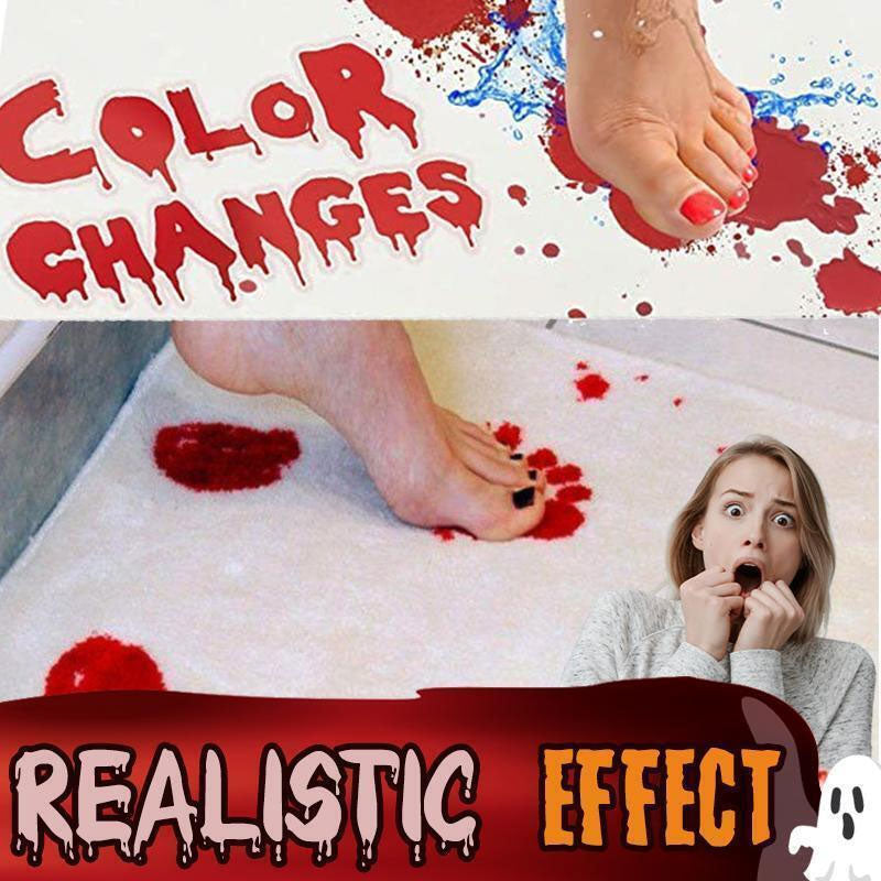 🎁Promozione anticipata per Halloween🎃- Tappetino da bagno Halloween sanguinante che cambia colore