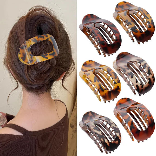 Set di pinze ovali per capelli (4 pezzi)