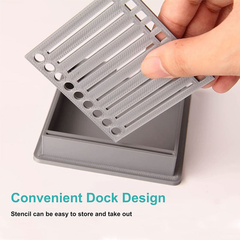 Sticky Note Holder with Stencil
