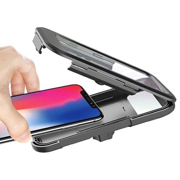 Supporto impermeabile per telefono per biciclette e motociclette