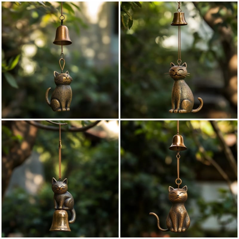 Gatto retrò fatto a mano