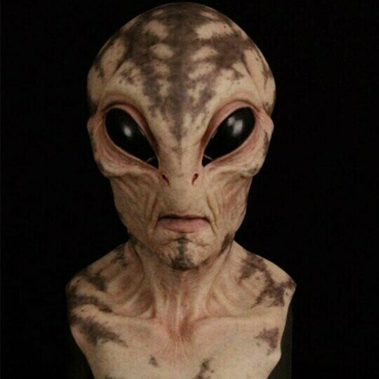 Divertente maschera aliena