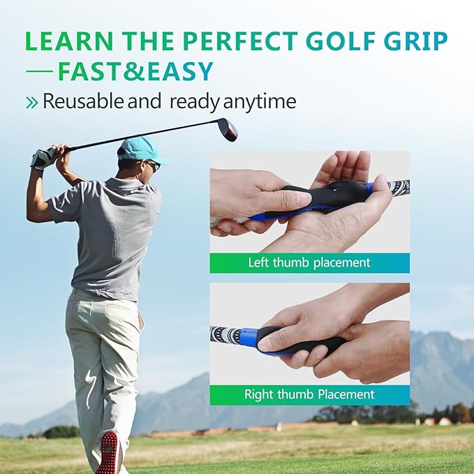 Golf grip trainer - Accessorio per mazze da golf che aiuta a correggere la posizione delle mani durante lo swin