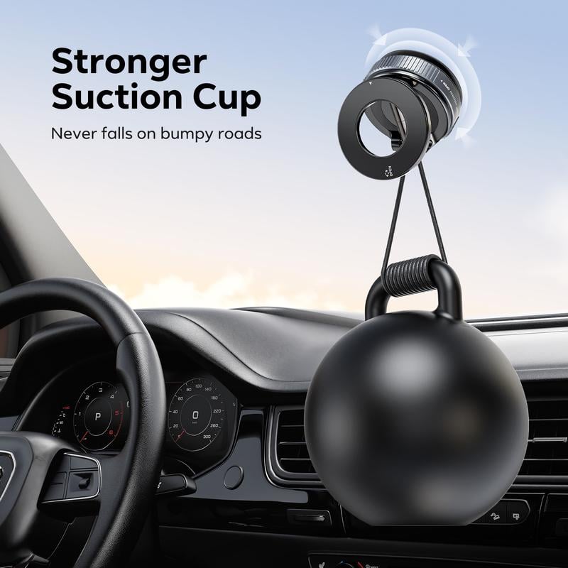 🚗📱Magnetic Phone Mount, Suction Car Phone Holder, Vacuum Phone Mount with One-Step Lock