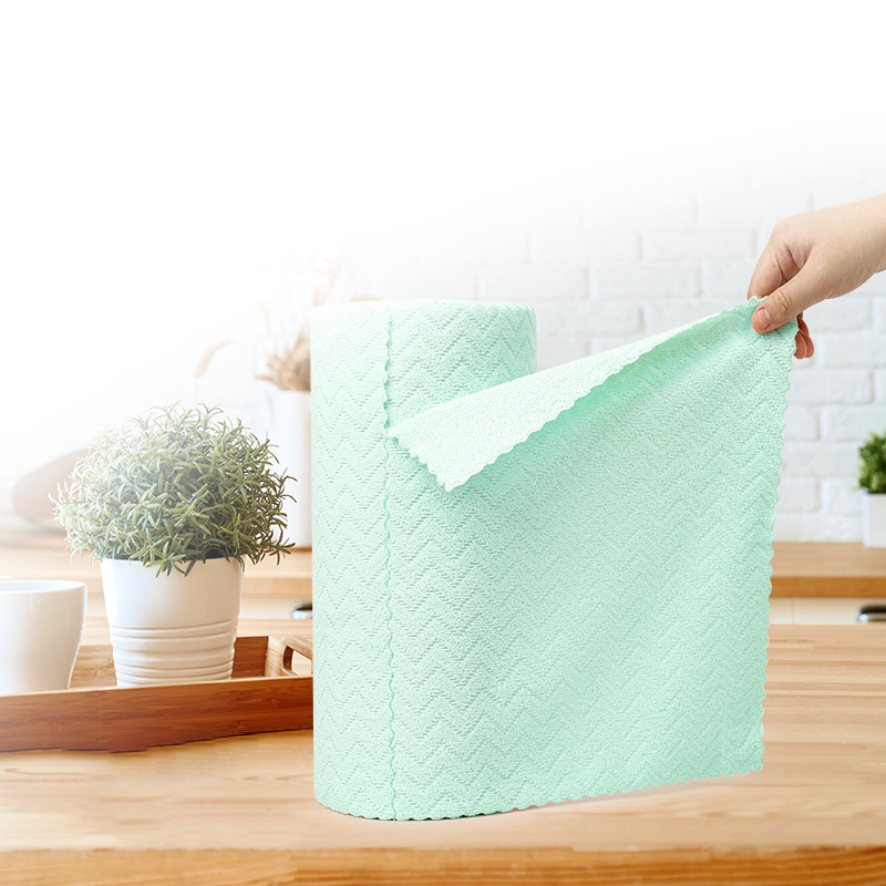 🧼🌀 Rotolo di panni in microfibra per la pulizia