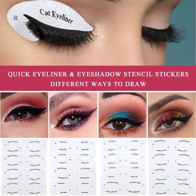 Eyeliner Trucco Modello Adesivo(4 pezzi)