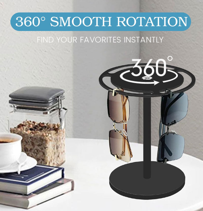 360 Degree Rotating Glasses Display Stand