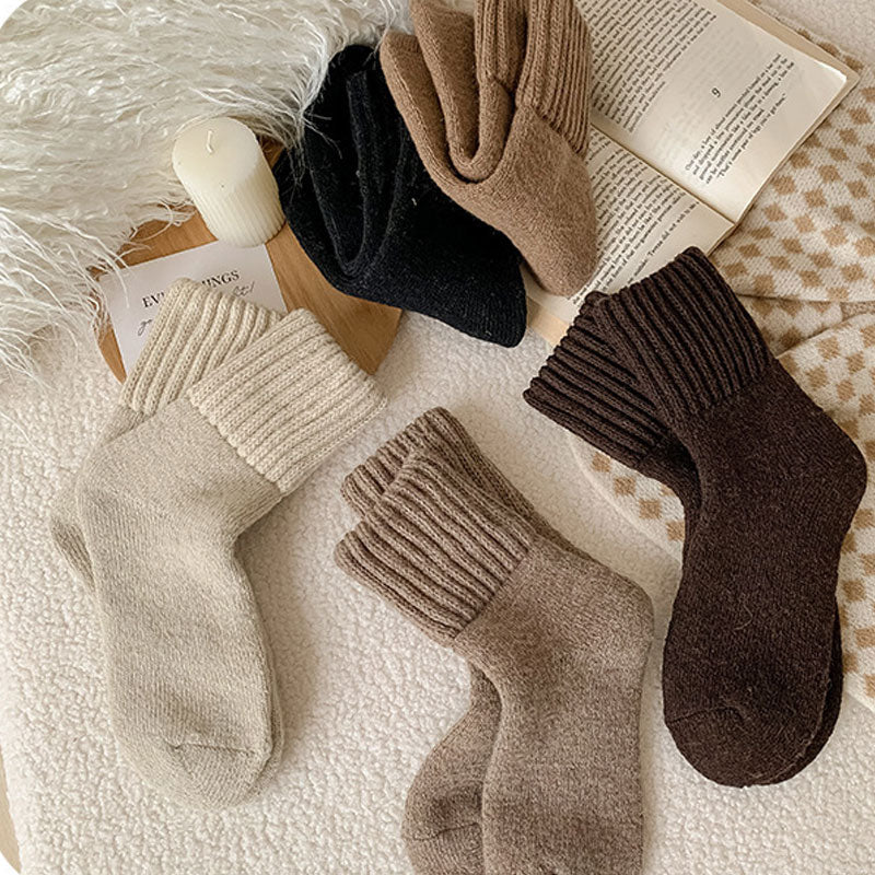 🧦 Calzini di lana riscaldanti di media altezza