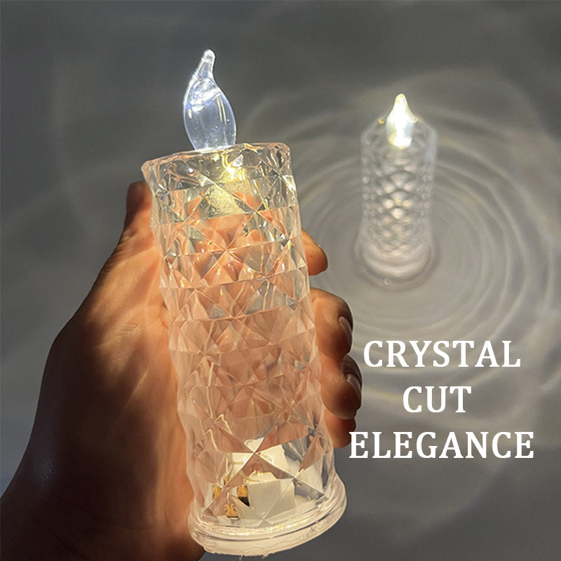 Candela Crystal Rose – Luce romantica senza sporcare
