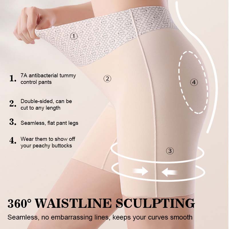 Pantaloni tre in uno a vita alta con effetto contenitivo