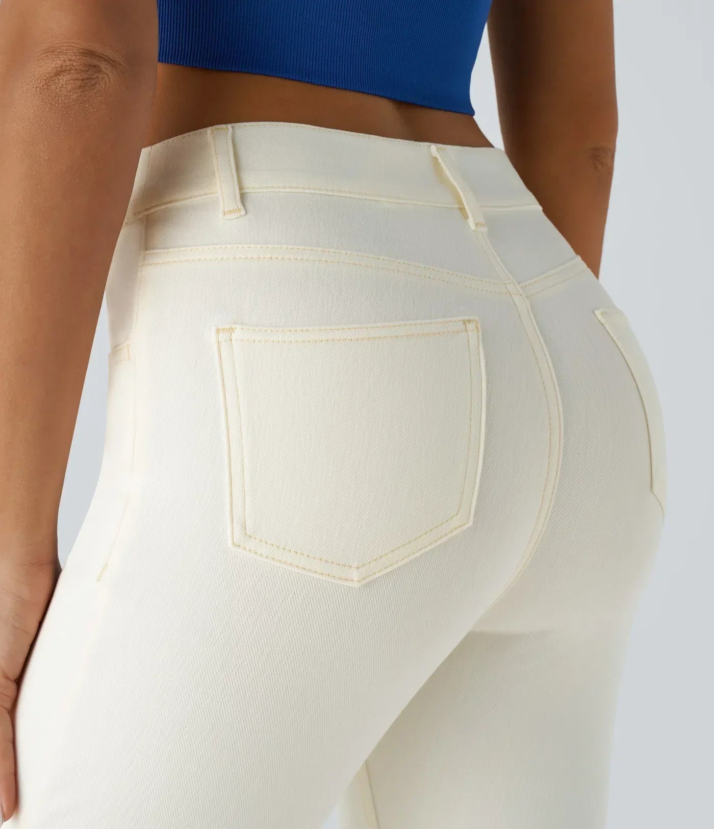 Pantaloni a vita alta elastici e confortevoli