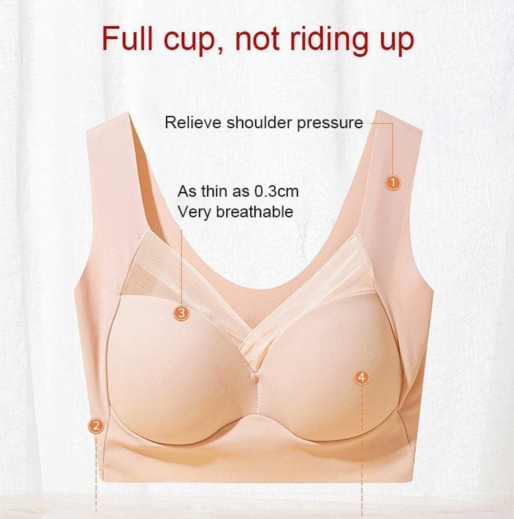 Reggiseno push-up sexy senza cuciture e senza ferretto