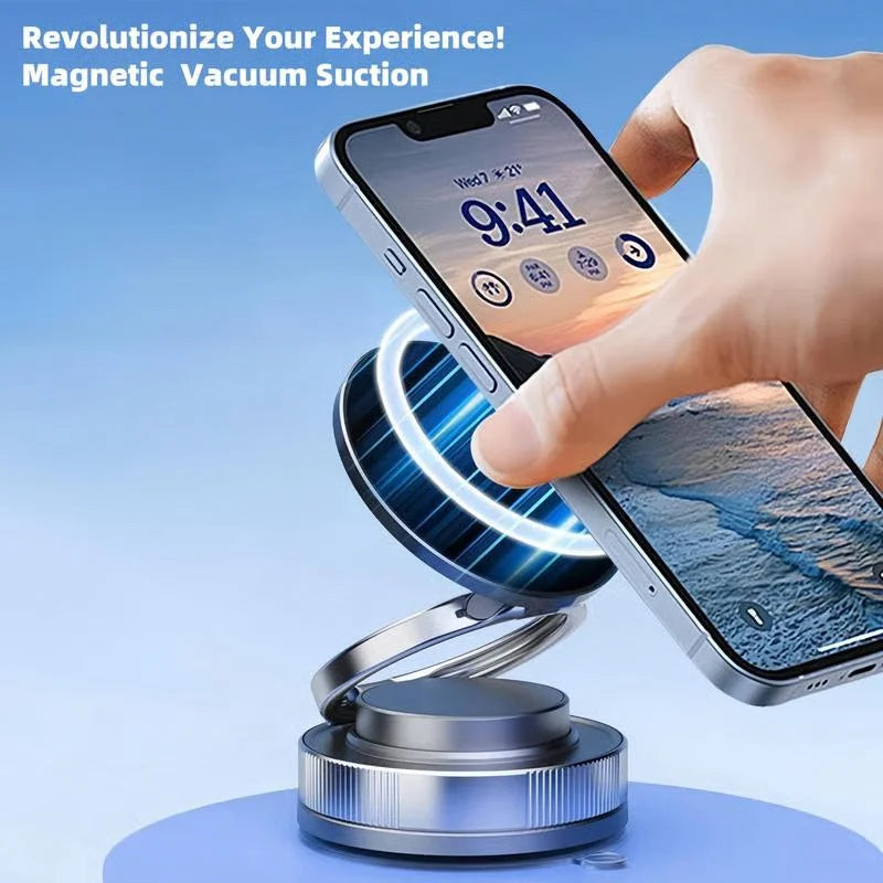Supporto magnetico per telefono a vuoto regolabile a 360°