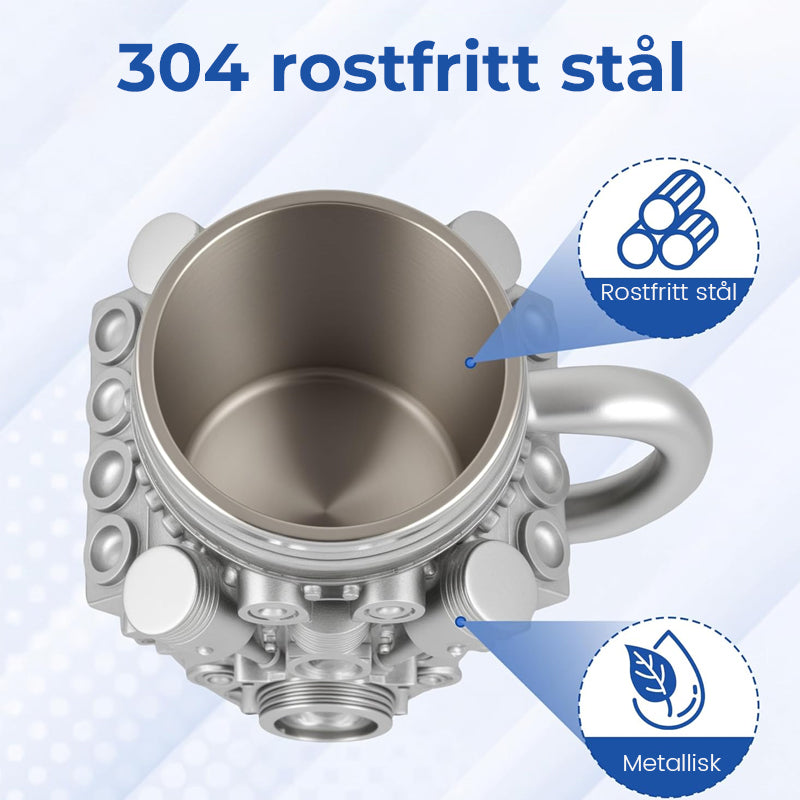 Tazza creativa con motore