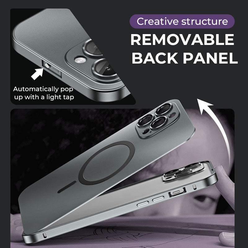 Snap Metal Frame Magnetic Phone Case
