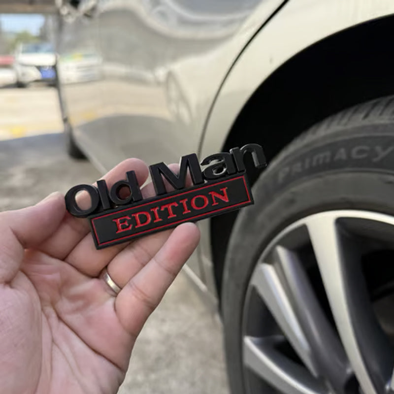 Edizione Uomo Vecchio-Auto-Emblema