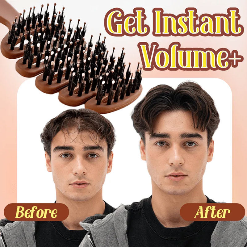Spazzola per capelli volumizzante con setole di cinghiale