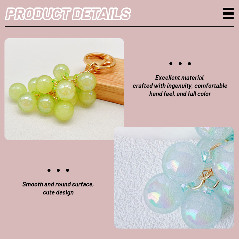 🍇Graziosi accessori regalo creativi a forma di ciondolo per borse