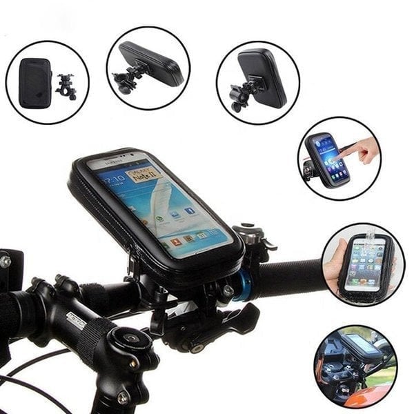 Supporto impermeabile per telefono per biciclette e motociclette