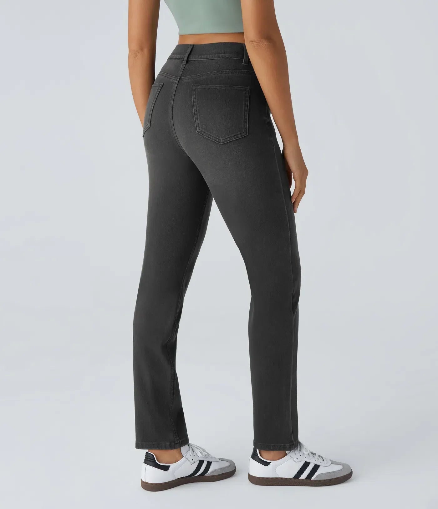 Pantaloni a vita alta elastici e confortevoli
