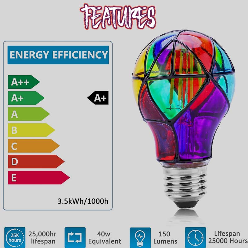 Lampadine colorate