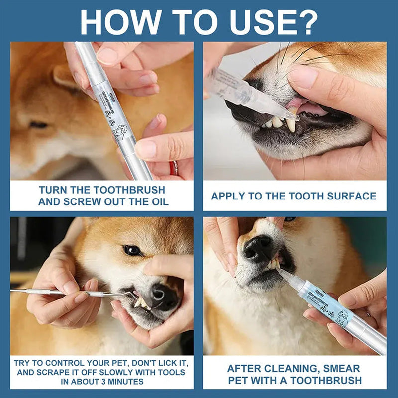 Spazzolino da denti per animali domestici Pen