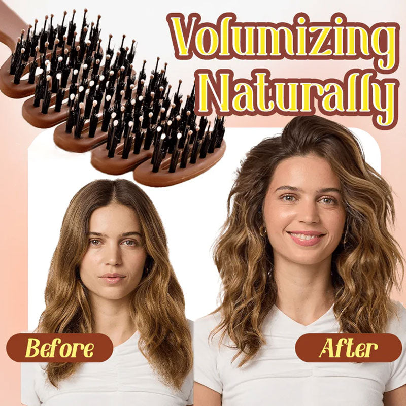 Spazzola per capelli volumizzante con setole di cinghiale