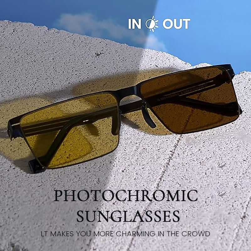 Occhiali da sole quadrati per il giorno e la notte